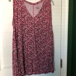 Lane Bryant vneck swing tank